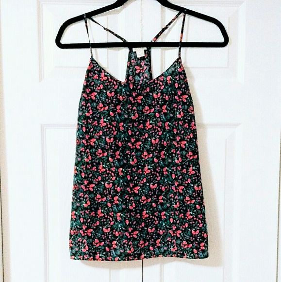 J. Crew Tops - J.Crew Floral Tank Top
